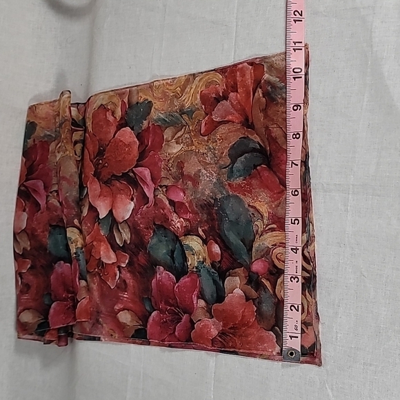 ♥️SCARF rectangular floral print - Picture 4 of 7
